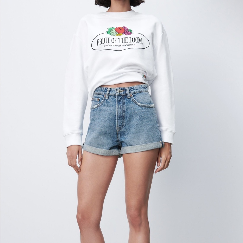 Zara Mom Roller Shorts